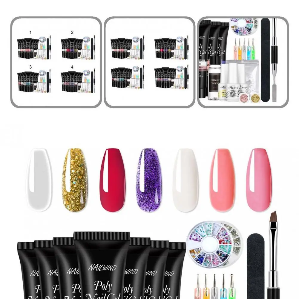 Portable 1 Set Gentle Manicure Nail Art Gel Polish Kit Nail Art Nail Extension Glue Multiple Colour for Beginners
Portable 1 Set Gentle Manicure Nail Art Gel Polish Kit Nail Art Nail Extension Glue Multiple Colour for Beginners