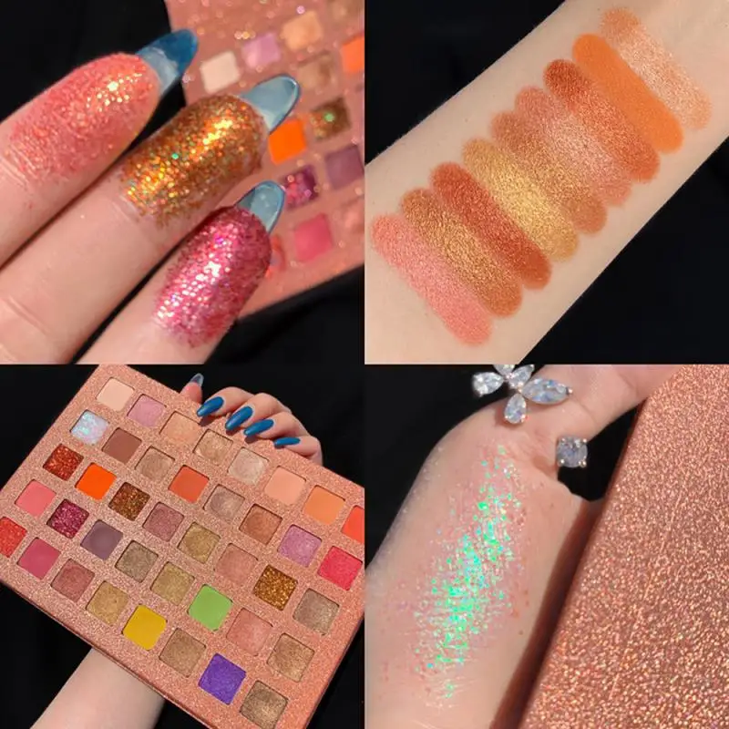 40 Colors Eye Shadow Palette Glitter Pearlescent Waterproof Long Lasting Earth Color Eye Shadow Cosmetic Makeup TSLM1
40 Colors Eye Shadow Palette Glitter Pearlescent Waterproof Long Lasting Earth Color Eye Shadow Cosmetic Makeup TSLM1