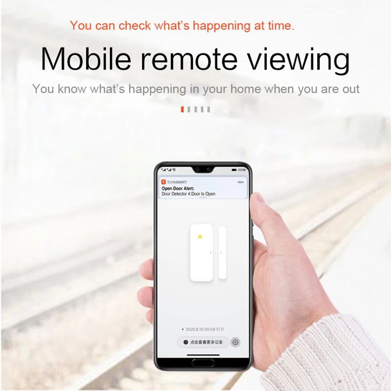 Tuya Smart WiFi Door Sensor Door Open Closed Detectors WiFi App Notification Google Home Alexa Power Saving Battery Work 2 Year 
Tuya Smart WiFi Door Sensor Door Open Closed Detectors WiFi App Notification Google Home Alexa Power Saving Battery Work 2 Year