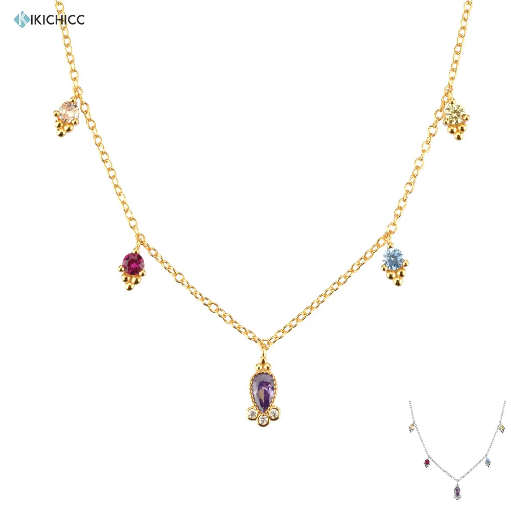 KIKICHICC 925 Sterling Silver Gold Ovals Charm Choker 40CM Chain Necklace 2021 Rainbow CZ Luxury Women Wedding Gift Jewelry
KIKICHICC 925 Sterling Silver Gold Ovals Charm Choker 40CM Chain Necklace 2021 Rainbow CZ Luxury Women Wedding Gift Jewelry