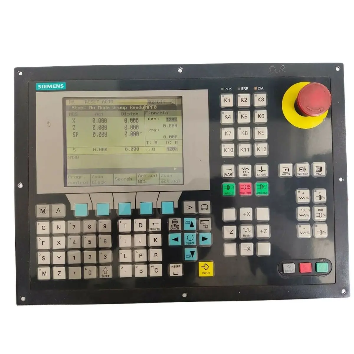 Бесплатная доставка, Siemens HMI 6FC5500-0AA00-1AA0 SINUMERIK 802S Базовая линейная панель, б/у
Бесплатная доставка, Siemens HMI 6FC5500-0AA00-1AA0 SINUMERIK 802S Базовая линейная панель, б/у
