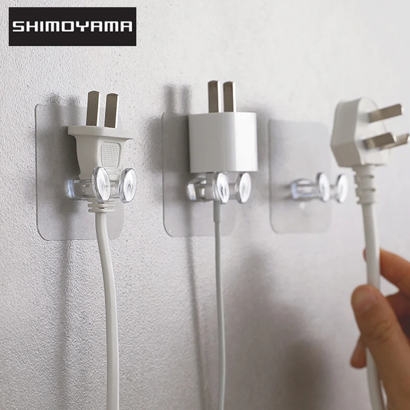 SHIMOYAMA 2pcs Wall Storage Hook Adhesive Punch-free Plug Socket Holder Space Saver Strong Self Plug Hook for Kitchen Bathroom
SHIMOYAMA 2pcs Wall Storage Hook Adhesive Punch-free Plug Socket Holder Space Saver Strong Self Plug Hook for Kitchen Bathroom