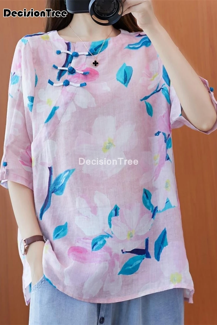 2021 chinese traditional chiffon blouses for women cheongsam top shirt female cotton and linen flower print blouses
2021 chinese traditional chiffon blouses for women cheongsam top shirt female cotton and linen flower print blouses