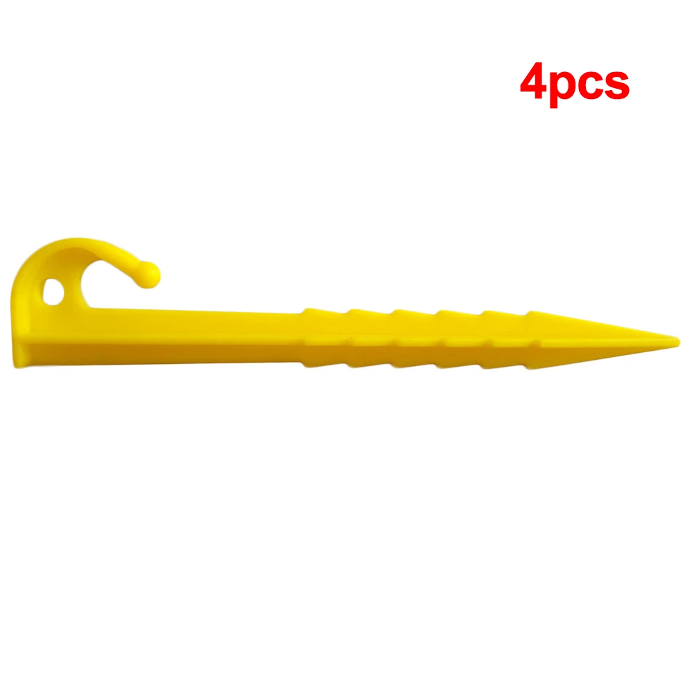 4pcs Fixing Heavy Duty Strong Hook Support Travel Outdoor Camping Accessories Plastic Ground Tent Peg
4pcs Fixing Heavy Duty Strong Hook Support Travel Outdoor Camping Accessories Plastic Ground Tent Peg