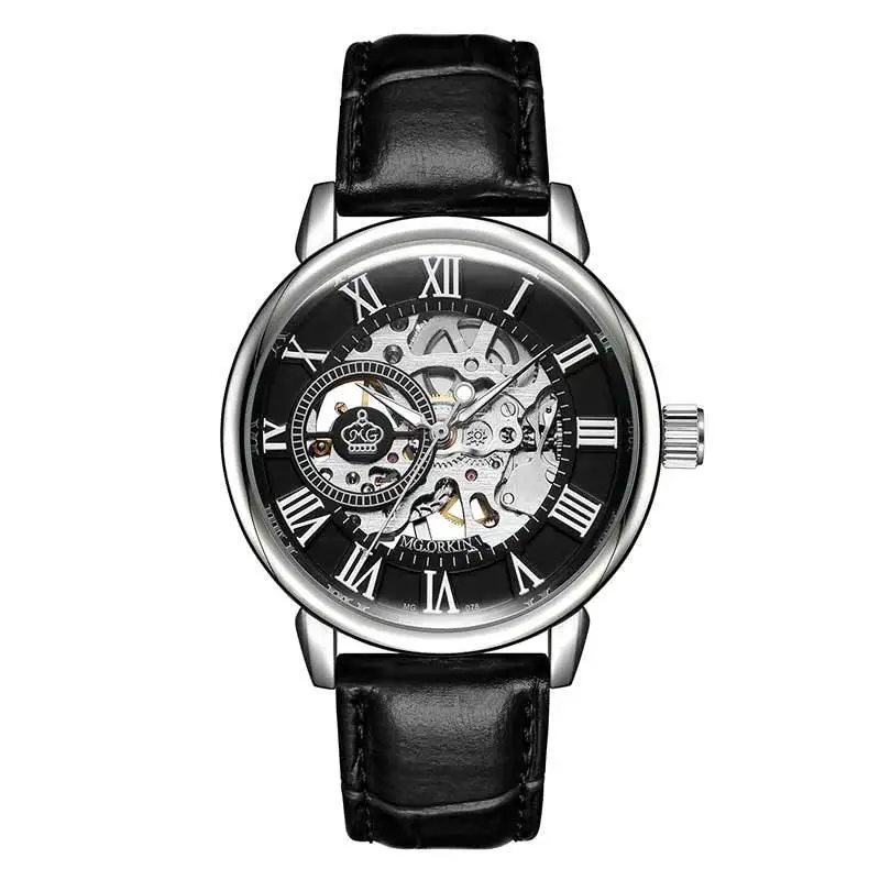 Watch Men Mechanical Watch Roman Digital Hollow-out Transparent Bottom Mechanical Mesh Steel Belt Men's Watch Leather-Belt Watch
Watch Men Mechanical Watch Roman Digital Hollow-out Transparent Bottom Mechanical Mesh Steel Belt Men's Watch Leather-Belt Watch