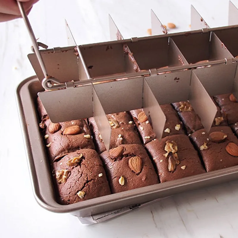 Kitchen Baking Tools Brownie Baking Tray Square Cake Mold Live Bottom Solid Bottom Non-Stick Coating Thickened Toast Bakeware
Kitchen Baking Tools Brownie Baking Tray Square Cake Mold Live Bottom Solid Bottom Non-Stick Coating Thickened Toast Bakeware
