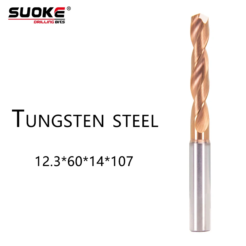 SUOKE 12.3x60x14x107mm Carbide Drill Bits For Manufacturing Tungsten Carbide Drill Bits Cutting Tools for Electronic
SUOKE 12.3x60x14x107mm Carbide Drill Bits For Manufacturing Tungsten Carbide Drill Bits Cutting Tools for Electronic