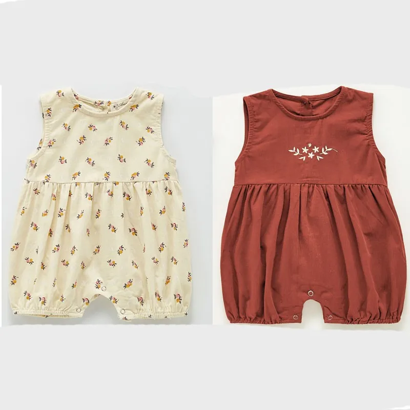 2021 New Baby Girls Sleeveless Cute Bodysuit Fashion Little Princess Clothes Floral Cotton Toddlers Floral Embroidery Jumpsuit
2021 New Baby Girls Sleeveless Cute Bodysuit Fashion Little Princess Clothes Floral Cotton Toddlers Floral Embroidery Jumpsuit