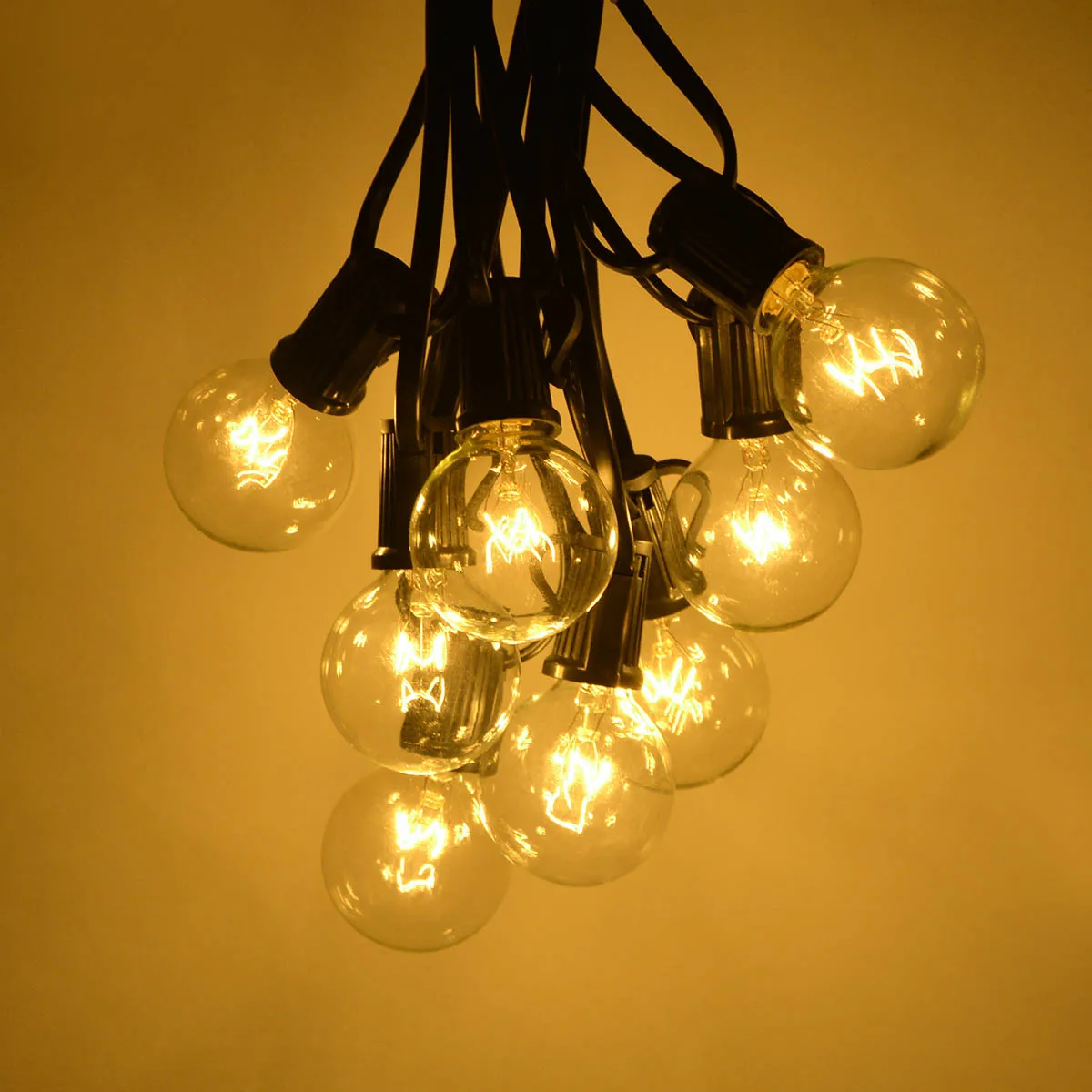 25Ft Fairy Light Electric Outdoor Light Garland LED G40 Bulbs Retro Edison Warm White Plug In Christmas Wedding Decor 110V 220V
25Ft Fairy Light Electric Outdoor Light Garland LED G40 Bulbs Retro Edison Warm White Plug In Christmas Wedding Decor 110V 220V