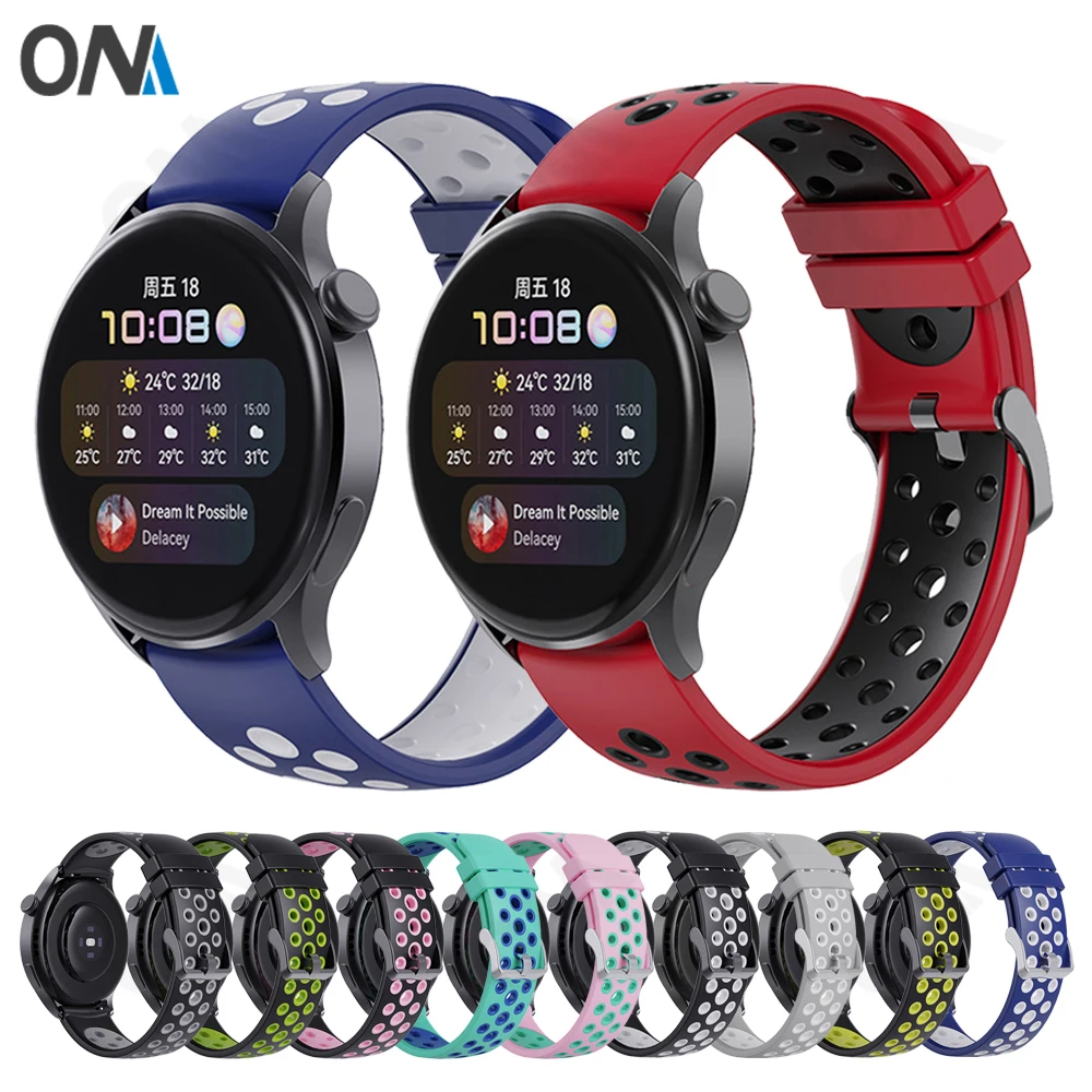 Silicone Watchband Strap for Huawei Watch 3 Watch3 Pro GT2 GT 2 42MM 46MM Band Smart Bracelet Wristband Replacement Accessories
Silicone Watchband Strap for Huawei Watch 3 Watch3 Pro GT2 GT 2 42MM 46MM Band Smart Bracelet Wristband Replacement Accessories