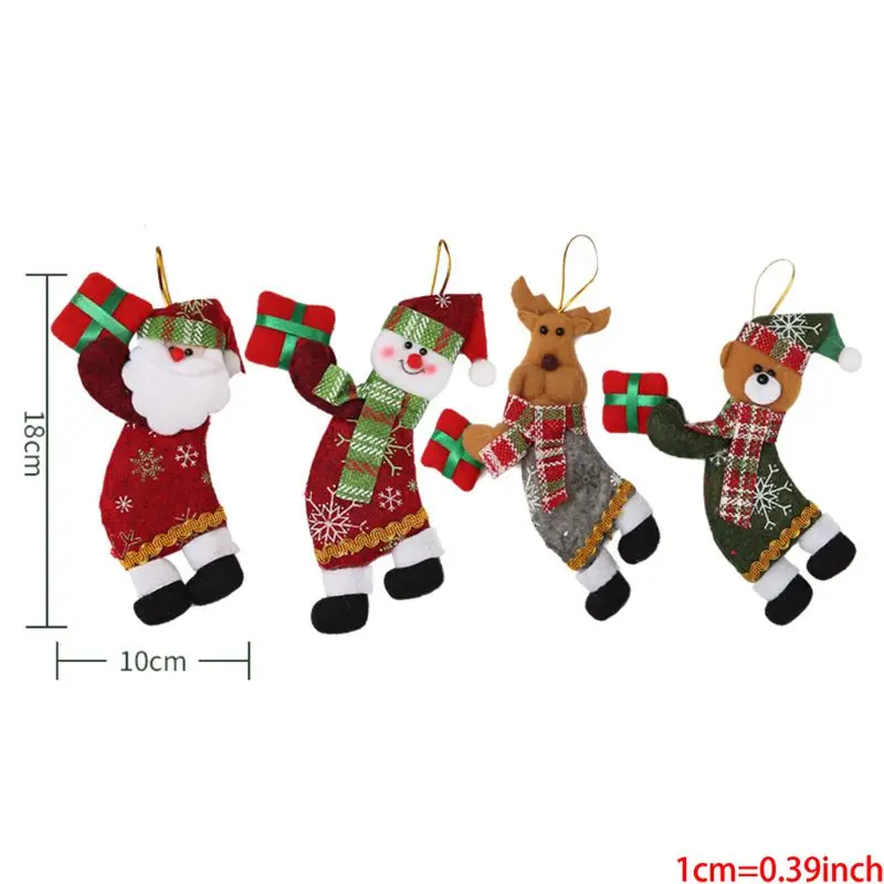 OOTDTY 4Pc Christmas Tree Hanging Ornament Santa Hold Gift Box Pendant Doll Home Decor
OOTDTY 4Pc Christmas Tree Hanging Ornament Santa Hold Gift Box Pendant Doll Home Decor