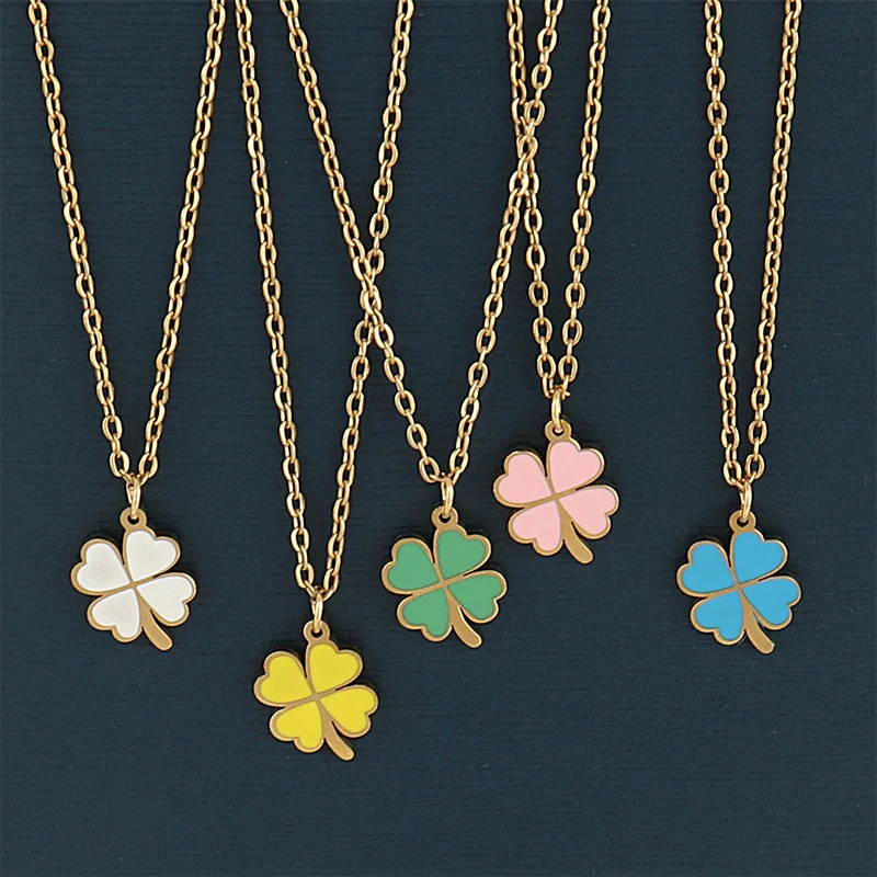 Color Flower Necklace Stainless Steel Necklace For Women Geometric Star Moon Heart Necklace Smiley Chain Necklace Jewelry
Color Flower Necklace Stainless Steel Necklace For Women Geometric Star Moon Heart Necklace Smiley Chain Necklace Jewelry