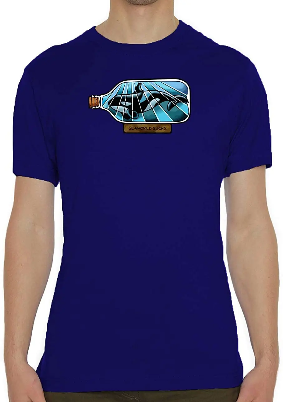 Orca Seaworld Sucks Men's Crew Neck T-Shirt New Arrivals Harajuku Tee Summer 2020 Pure Cotton Breathable Short Sleeve Tshirt
Orca Seaworld Sucks Men's Crew Neck T-Shirt New Arrivals Harajuku Tee Summer 2020 Pure Cotton Breathable Short Sleeve Tshirt