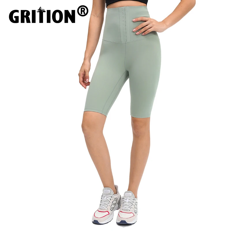 GRITION Women Yoga Shorts Fashion Invisible Breasted Running Pants Comfortable Flexible Tight Stretch Fitness Shorts 2021 New
GRITION Women Yoga Shorts Fashion Invisible Breasted Running Pants Comfortable Flexible Tight Stretch Fitness Shorts 2021 New