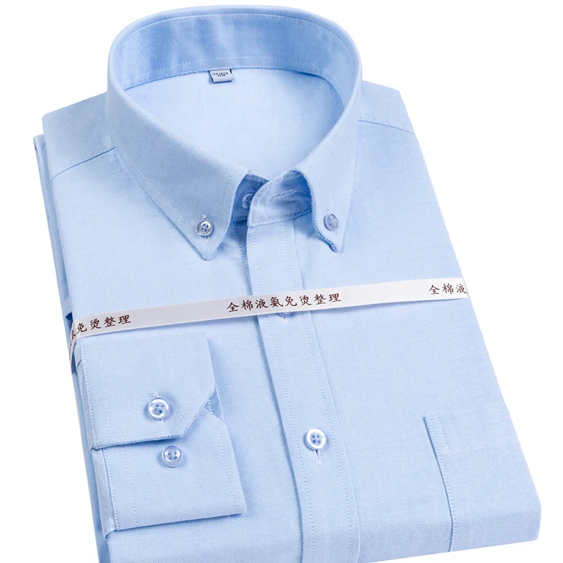 Pure Cotton Oxford Solid Business Men Casual Shirts Long Sleeve Regular Fit High Grade With Front Pocket
Pure Cotton Oxford Solid Business Men Casual Shirts Long Sleeve Regular Fit High Grade With Front Pocket