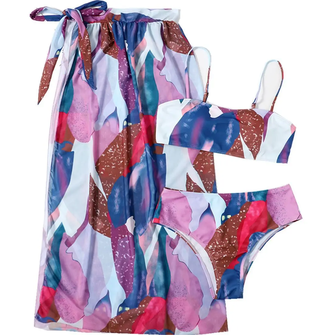 Blouse Mesh Ladies Triangle Bikini Three-piece Print Sexy Split Swimsuit Women Chiffon Floral Cover Ups
Blouse Mesh Ladies Triangle Bikini Three-piece Print Sexy Split Swimsuit Women Chiffon Floral Cover Ups