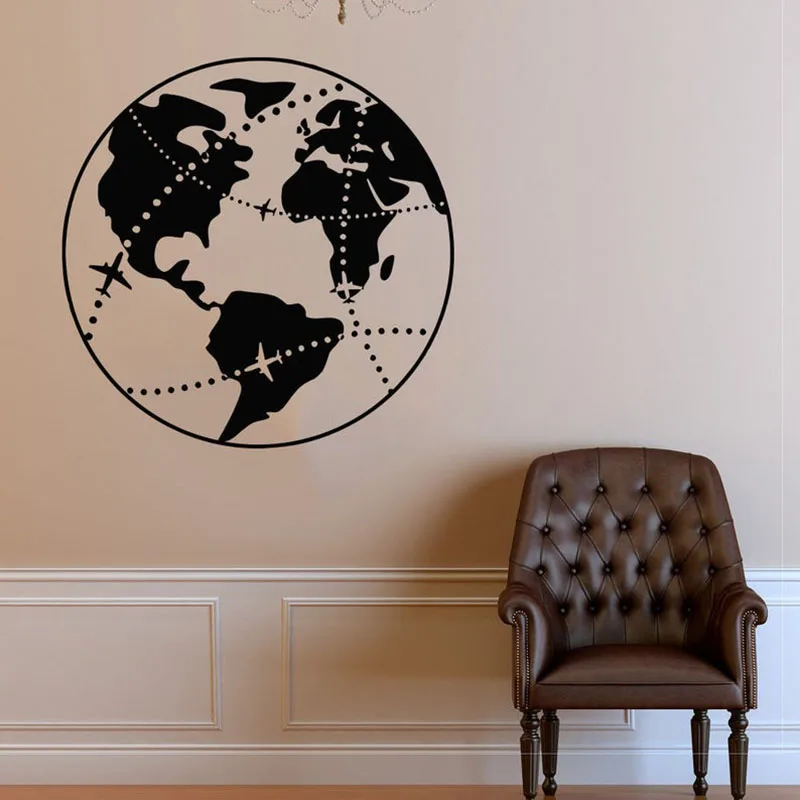 Earth Wall Decal Nature Globe Map Planet Wall Decor Bedroom Vinyl Art Stickers for Kids Rooms Removable Home Decoration G706
Earth Wall Decal Nature Globe Map Planet Wall Decor Bedroom Vinyl Art Stickers for Kids Rooms Removable Home Decoration G706