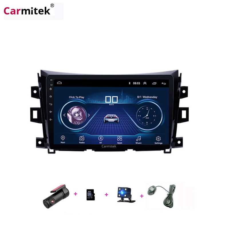 Автомобильный радиоприемник Carmitek Android 2 Din GPS для Nissan NAVARA Frontier NP300 2011 2012 2013 2014 2015 2016