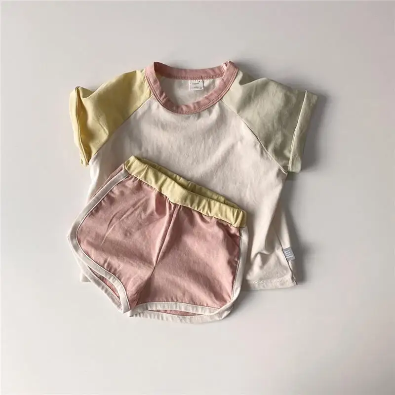 Cross-Border Korean Summer New Girls and Boys Children Baby Cute Color Shorts Kindergarten Sports Suit
Cross-Border Korean Summer New Girls and Boys Children Baby Cute Color Shorts Kindergarten Sports Suit