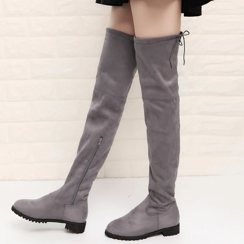 2020 New Women Boots Lace Up Over-the-knee Boots Warm Women Shoes Rome Style Knee-high Boots Female Winter Boots Plus Size 43
2020 New Women Boots Lace Up Over-the-knee Boots Warm Women Shoes Rome Style Knee-high Boots Female Winter Boots Plus Size 43