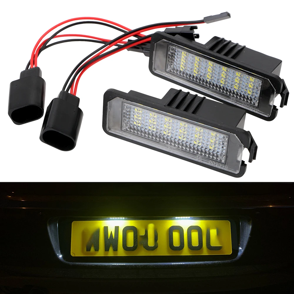 LED Car Lights License Plate Lamp Auto Accessories For VW Passat CC Polo Golf 4 5 6 7 MK4 MK7 Scirocco Skoda Seat Leon Ibiza 12V
LED Car Lights License Plate Lamp Auto Accessories For VW Passat CC Polo Golf 4 5 6 7 MK4 MK7 Scirocco Skoda Seat Leon Ibiza 12V