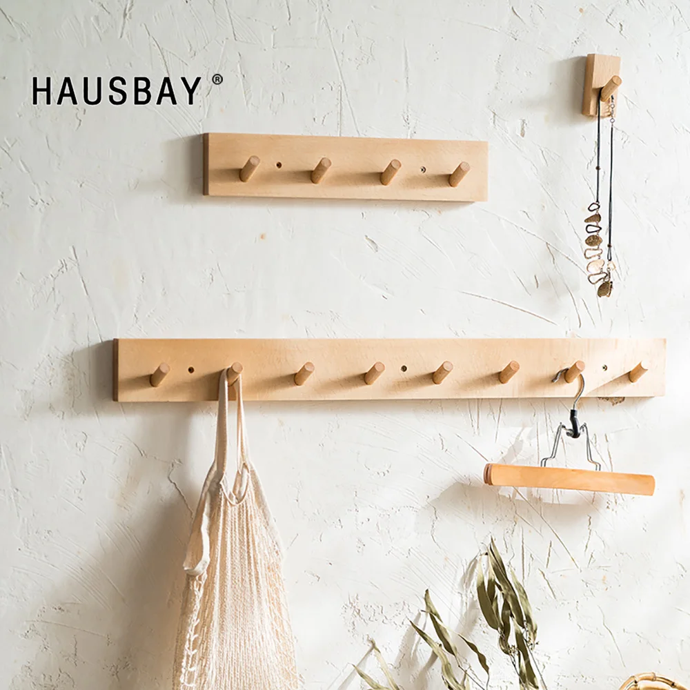 Nordic Style Solid Wood Hook Decorative Coat Key Storage Hooks Door Hanger Wall Hanging Rack Beech Wood Rack furnishing 04355
Nordic Style Solid Wood Hook Decorative Coat Key Storage Hooks Door Hanger Wall Hanging Rack Beech Wood Rack furnishing 04355