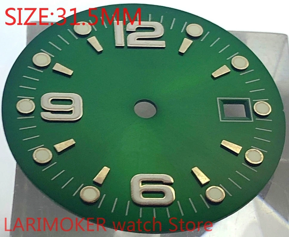NO Bliger bliger 31.5mm Aseptic Watch Dial Fit ETA 2836/2824 DG2813/3804 Miyota 8215 821A 8205 Automatic Movement Dial Green 
NO Bliger bliger 31.5mm Aseptic Watch Dial Fit ETA 2836/2824 DG2813/3804 Miyota 8215 821A 8205 Automatic Movement Dial Green