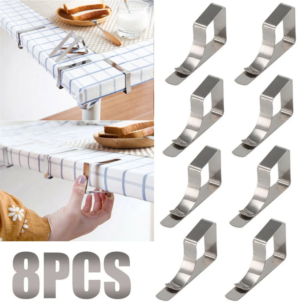 8pcs Stainless Steel Table Cloth Clip Wedding Promenade Table Cover Holder Round Tablecloth Stable Clips
8pcs Stainless Steel Table Cloth Clip Wedding Promenade Table Cover Holder Round Tablecloth Stable Clips