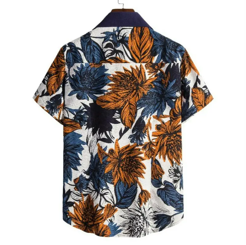 Men Short Sleeve Lapel Down Shirt Blouse Summer Floral Casual Loose T-shirt Tops
Men Short Sleeve Lapel Down Shirt Blouse Summer Floral Casual Loose T-shirt Tops