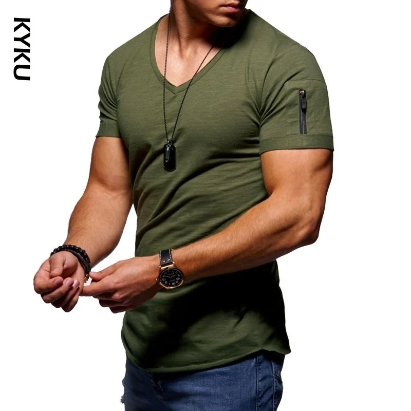 2021 fashion trend Slim short-sleeved T-shirt men's arm zipper T-shirt V-neck men's T-shirt cotton T-shirt large size 5XL
2021 fashion trend Slim short-sleeved T-shirt men's arm zipper T-shirt V-neck men's T-shirt cotton T-shirt large size 5XL