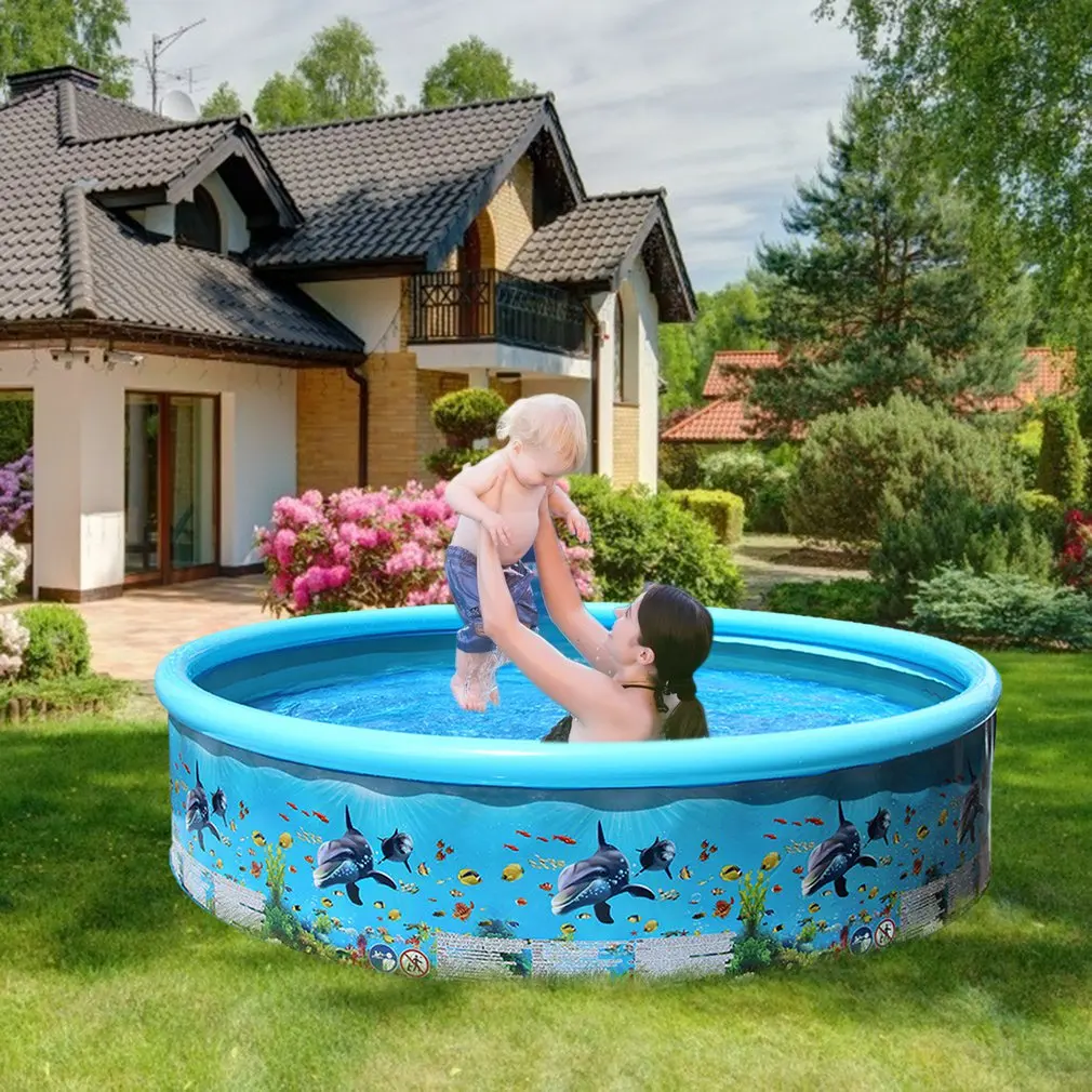 125*30/155*30/186*40/247*45 см, складной детский надувной бассейн, ванна для детей, взрослых, плавательный бассейн с рисунком морской рыбы 
125*30/155*30/186*40/247*45 см, складной детский надувной бассейн, ванна для детей, взрослых, плавательный бассейн с рисунком морской рыбы