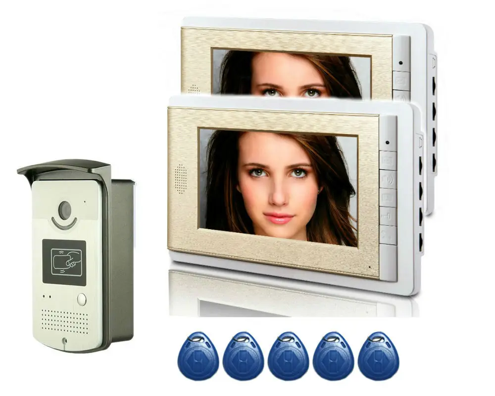 video intercom access control system door camera waterproof 700TVL RFID electric door lock 7" video door phone entry system
video intercom access control system door camera waterproof 700TVL RFID electric door lock 7" video door phone entry system
