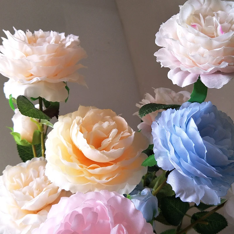 3 Heads/ Bouquet Peony Artificial Flowers Home Decor Silk Fake Flower Peonies artificial Flowers for Wedding DIY Decoration
3 Heads/ Bouquet Peony Artificial Flowers Home Decor Silk Fake Flower Peonies artificial Flowers for Wedding DIY Decoration