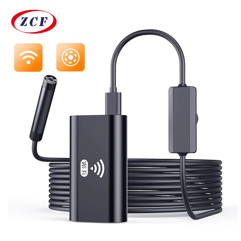 Эндоскопическая камера F99 с Wi Fi HD 720P объектив 8 мм USB Полужесткий кабель