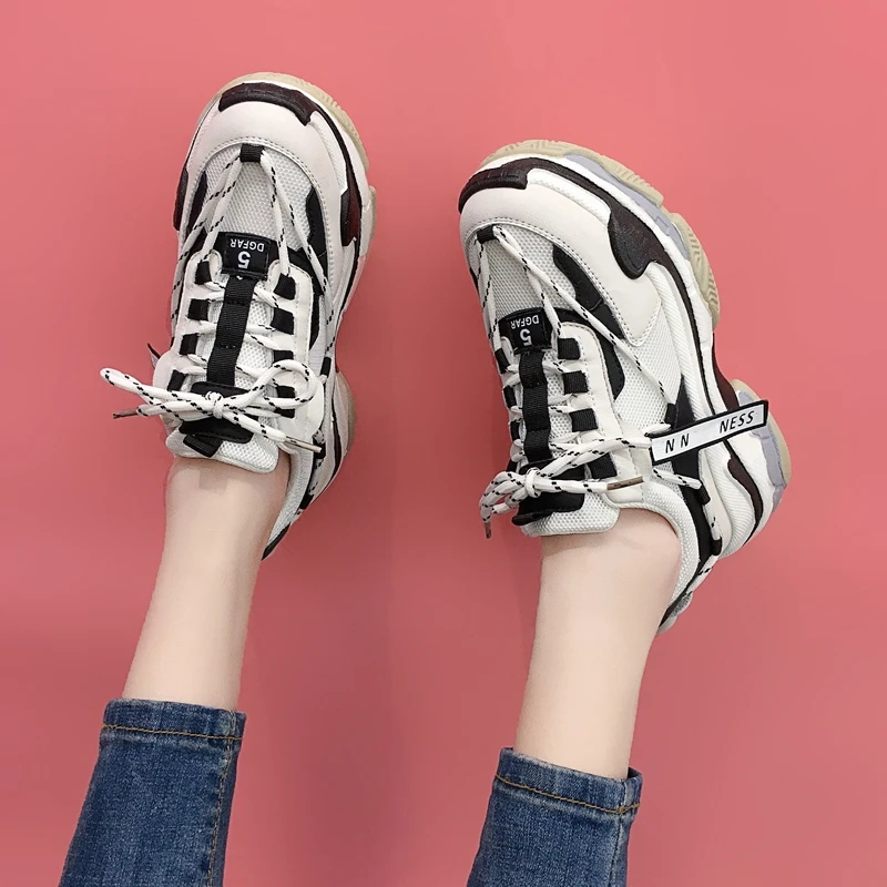 MIYEDA Chunky Platform Sneakers Women Lace-Up Mesh EVA Mixed Color Spring Summer Female High Quality Vulcanize Shoes
MIYEDA Chunky Platform Sneakers Women Lace-Up Mesh EVA Mixed Color Spring Summer Female High Quality Vulcanize Shoes