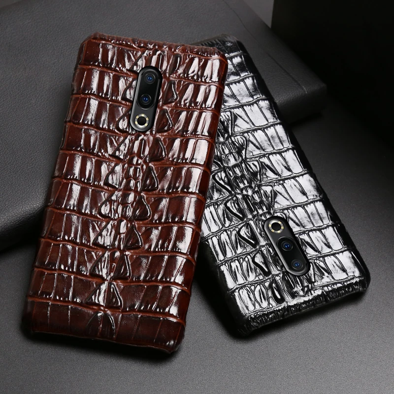 Genuine Leather Phone Case For Meizu 16th Plus 16 16X 17 Pro 7 Plus X8 Cases Luruxy Cowhide Crocodile Tail Texture Back Cover
Genuine Leather Phone Case For Meizu 16th Plus 16 16X 17 Pro 7 Plus X8 Cases Luruxy Cowhide Crocodile Tail Texture Back Cover