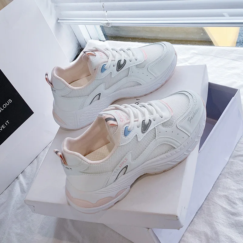 Mesh Breathable Dad Shoes Women 2021 Summer New Thick Soled Spring Autumn Shoes for Women Sneakers Sapatos De Mujer shoes women 
Mesh Breathable Dad Shoes Women 2021 Summer New Thick Soled Spring Autumn Shoes for Women Sneakers Sapatos De Mujer shoes women