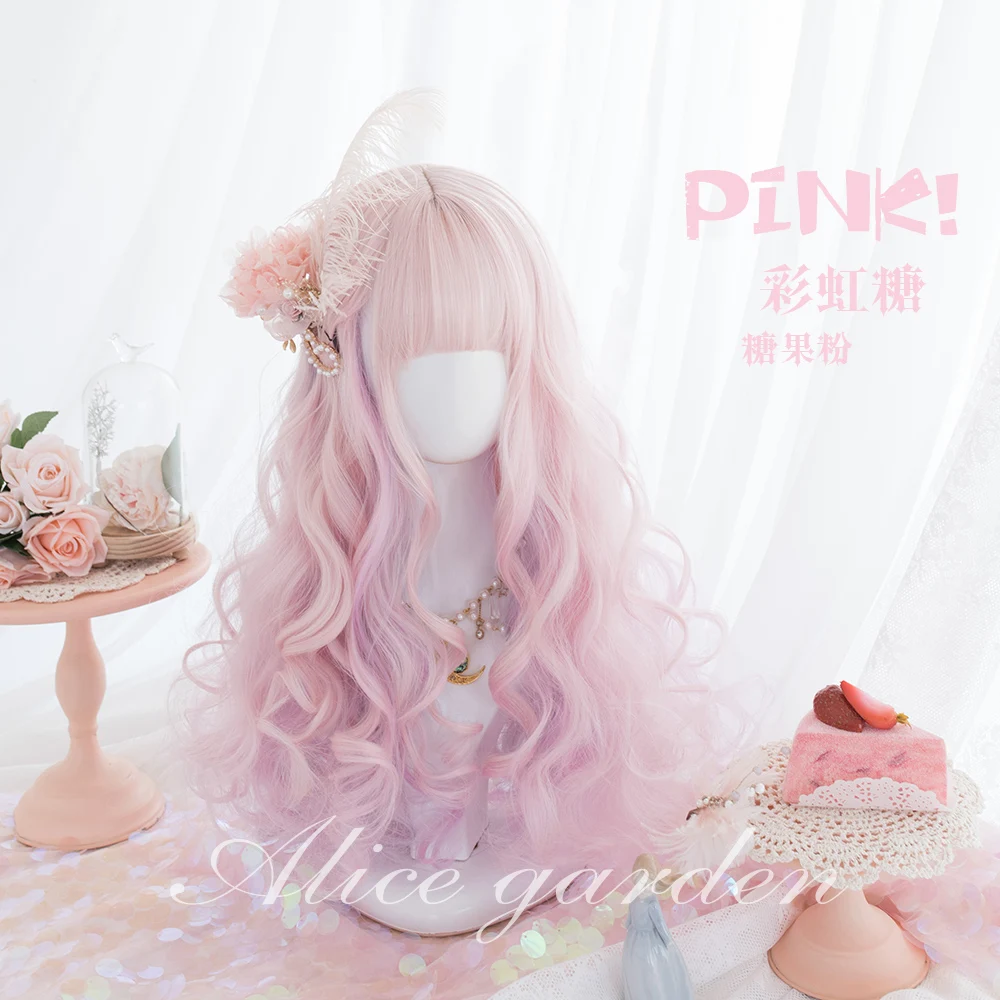 Высокое качество Harajuku cute girl lolita с длинными вьющимися волосами "Rainbow candy" Японский милый парик для девочек
Высокое качество Harajuku cute girl lolita с длинными вьющимися волосами "Rainbow candy" Японский милый парик для девочек