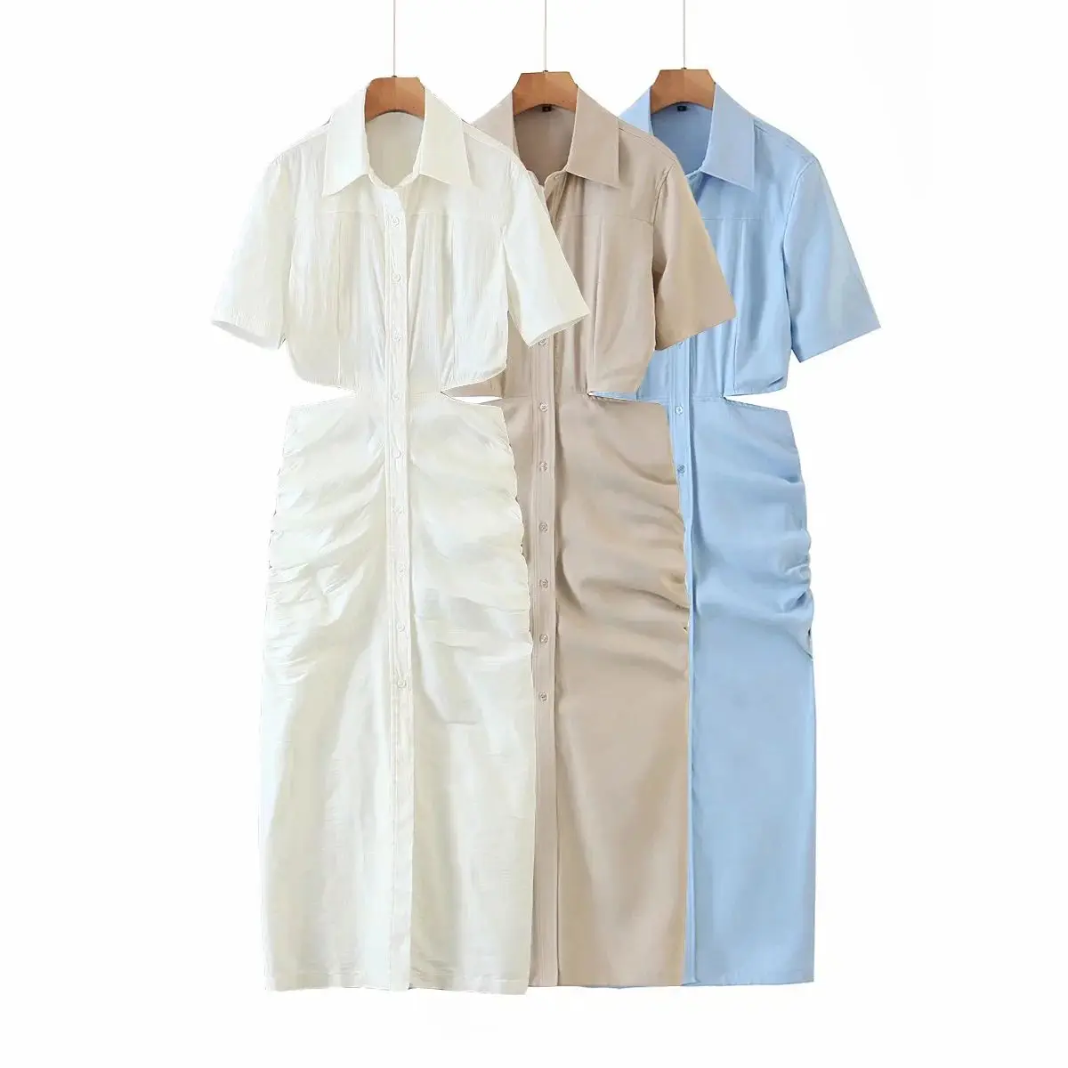 New Women Dress Waist Cut-out Short Sleeves Midi Dress Fashion Design Sexy Elegant Femme Robe Ropa Mujer Vestidos
New Women Dress Waist Cut-out Short Sleeves Midi Dress Fashion Design Sexy Elegant Femme Robe Ropa Mujer Vestidos