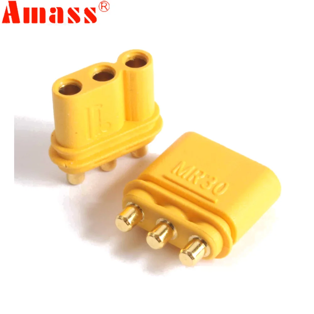 5 / 10 / 50pair Amass MR30PB Connector Plug With Sheath Female & Male for RC Lipo Battery RC Multicopter Airplane
5 / 10 / 50pair Amass MR30PB Connector Plug With Sheath Female & Male for RC Lipo Battery RC Multicopter Airplane