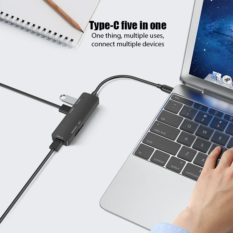 USB C Hub 5 In 1 Type C 3.1 To 4K HDMI Adapter with RJ45 SD/TF Card Reader PD Fast Charge Thunderbolt 3 USB Dock for MacBook Pro
USB C Hub 5 In 1 Type C 3.1 To 4K HDMI Adapter with RJ45 SD/TF Card Reader PD Fast Charge Thunderbolt 3 USB Dock for MacBook Pro