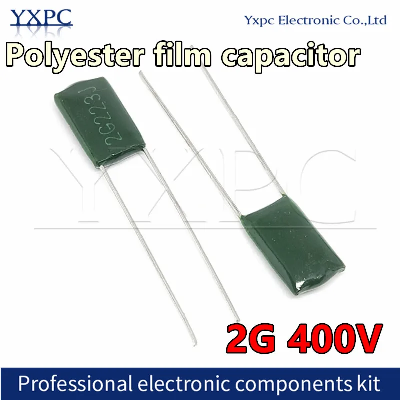 20pcs Polyester film capacitor 2G 400V 2.2NF 3.3NF 10NF 15NF 22NF 33NF 47NF 2G222J 2G332J 2G103J 2G153J 2G223J 2G333J 2G473J
20pcs Polyester film capacitor 2G 400V 2.2NF 3.3NF 10NF 15NF 22NF 33NF 47NF 2G222J 2G332J 2G103J 2G153J 2G223J 2G333J 2G473J