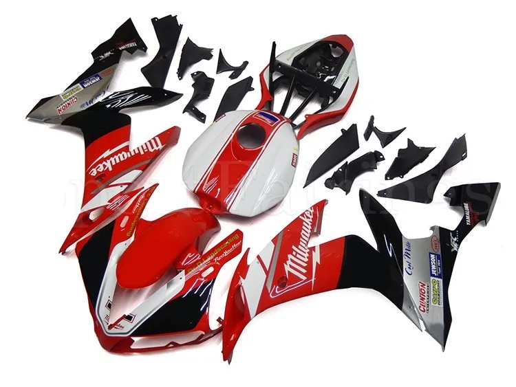 Injection Mold New ABS Whole Fairings Kit Fit for YAMAHA YZF-R1 R1 2004 2005 2006 04 05 06 Bodywork set Red + Tank cover
Injection Mold New ABS Whole Fairings Kit Fit for YAMAHA YZF-R1 R1 2004 2005 2006 04 05 06 Bodywork set Red + Tank cover