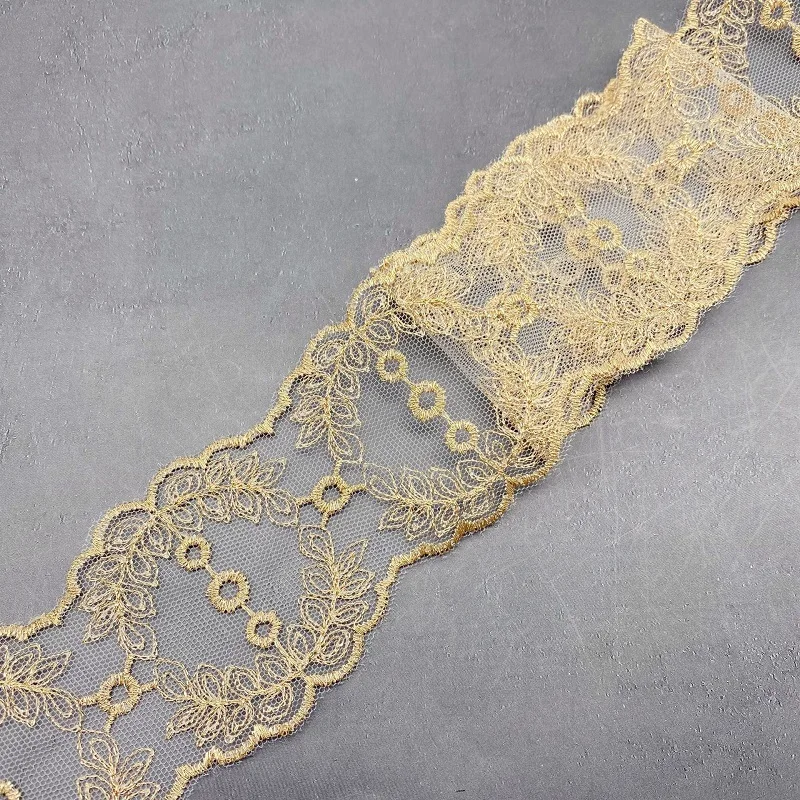3 Yards Clothing Accessories Water Soluble Gold Thread Circle Mesh Embroidery Gold Children's Clothing Neckline DIY Accessories
3 Yards Clothing Accessories Water Soluble Gold Thread Circle Mesh Embroidery Gold Children's Clothing Neckline DIY Accessories