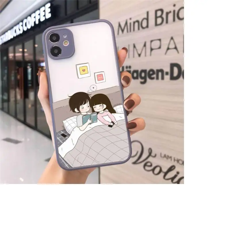 Phone Case For iPhone 12 11 Mini Pro XR XS Max 7 8 Plus X Cartoon couple BFF Matte transparent Gray Cover
Phone Case For iPhone 12 11 Mini Pro XR XS Max 7 8 Plus X Cartoon couple BFF Matte transparent Gray Cover