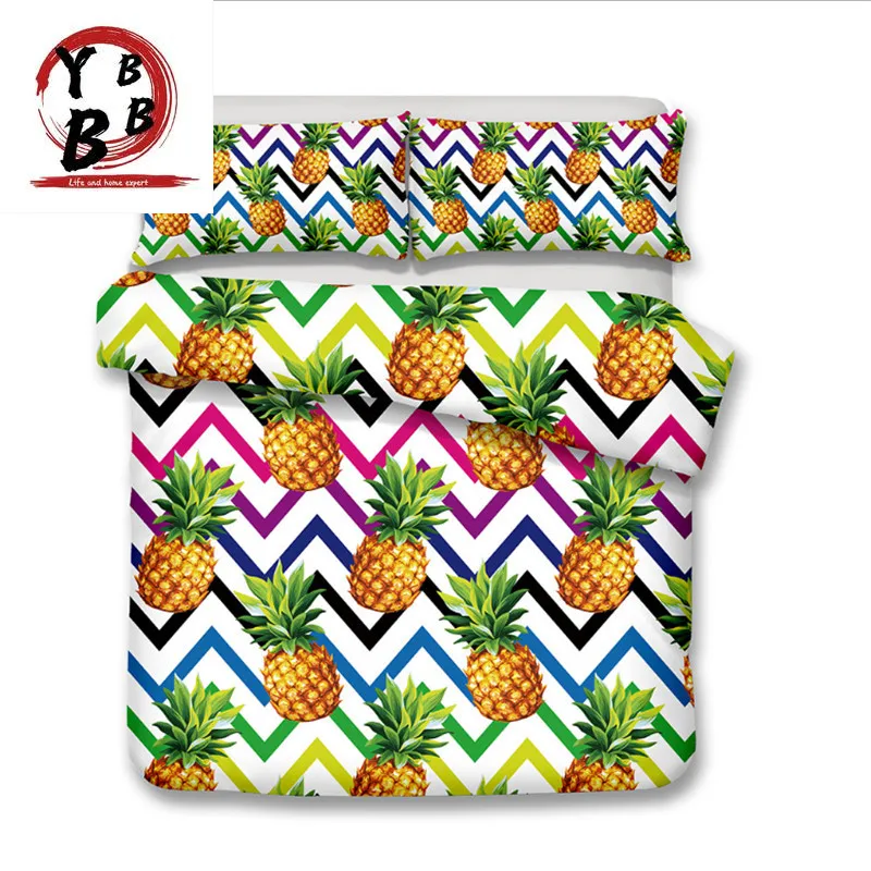3Pcs Flamingos Duvet Cover With Pillowcase Tropical Plant Pineapple Bedding Set Soft Flower queen king Quilt Cover Wholesale
3Pcs Flamingos Duvet Cover With Pillowcase Tropical Plant Pineapple Bedding Set Soft Flower queen king Quilt Cover Wholesale