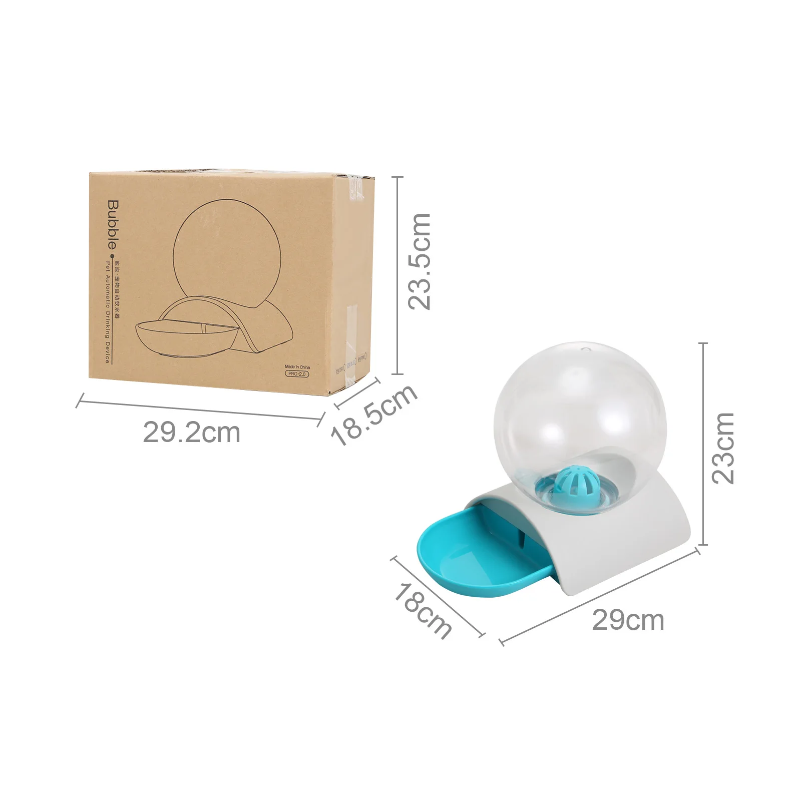 Bubble Automatic Cat Water Fountain for Pets Water Dispenser Large Drinking Bowl Cat Drink No Electricity Pet Water Fountain
Bubble Automatic Cat Water Fountain for Pets Water Dispenser Large Drinking Bowl Cat Drink No Electricity Pet Water Fountain