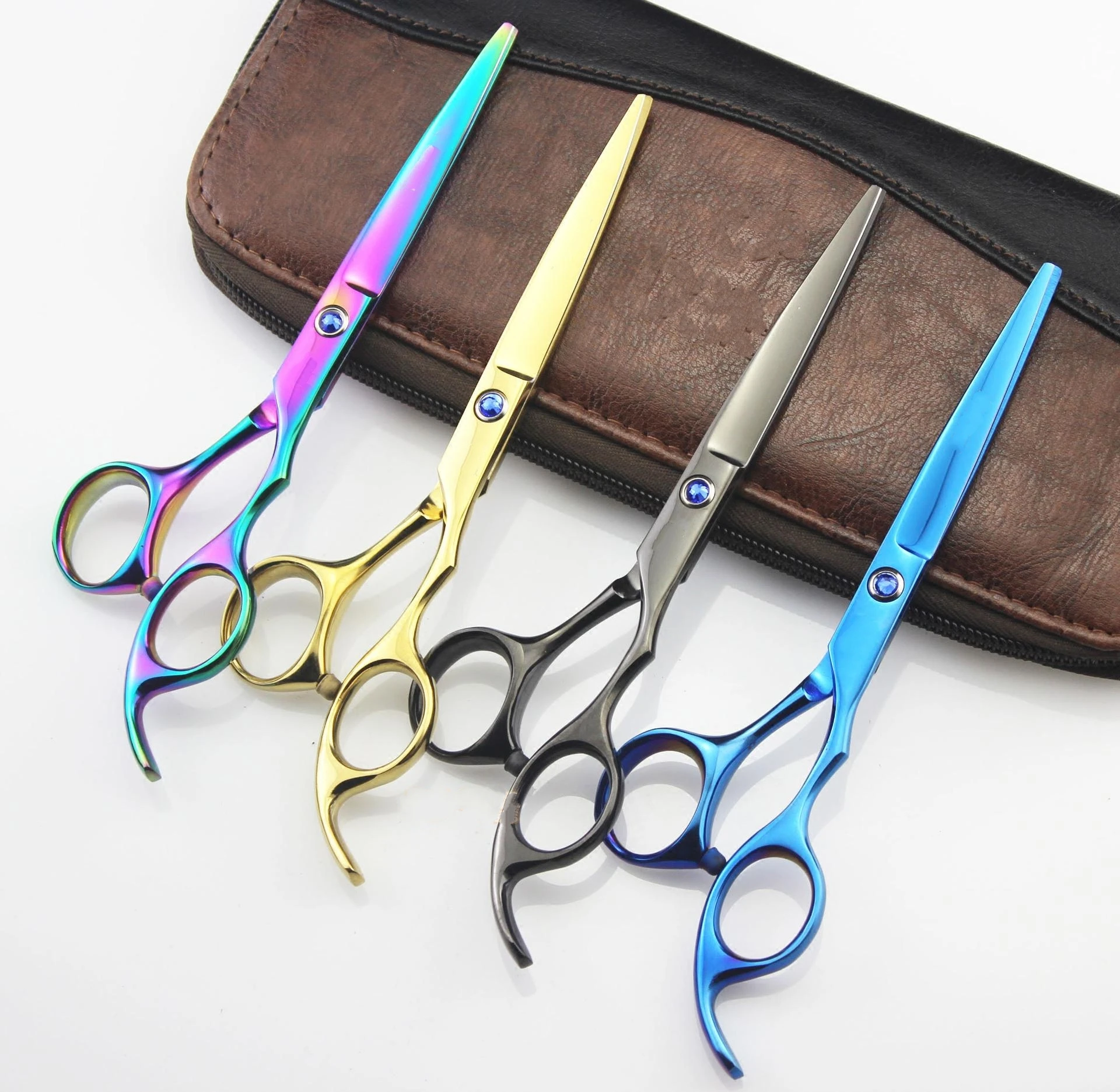 Professional 6 Inch Scissors Straight Edge Razor Sharp Scissor Stainless Steel Multi-Color Flat Teeth Scissors
Professional 6 Inch Scissors Straight Edge Razor Sharp Scissor Stainless Steel Multi-Color Flat Teeth Scissors
