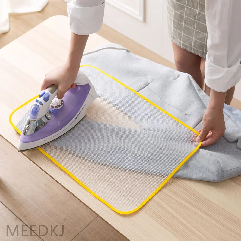 

1 pcs High Temperature Resistance Ironing Scorch Heat Insulation Pad Mat Household Protective Mesh Cloth Cover in 2 Sizes Hot
