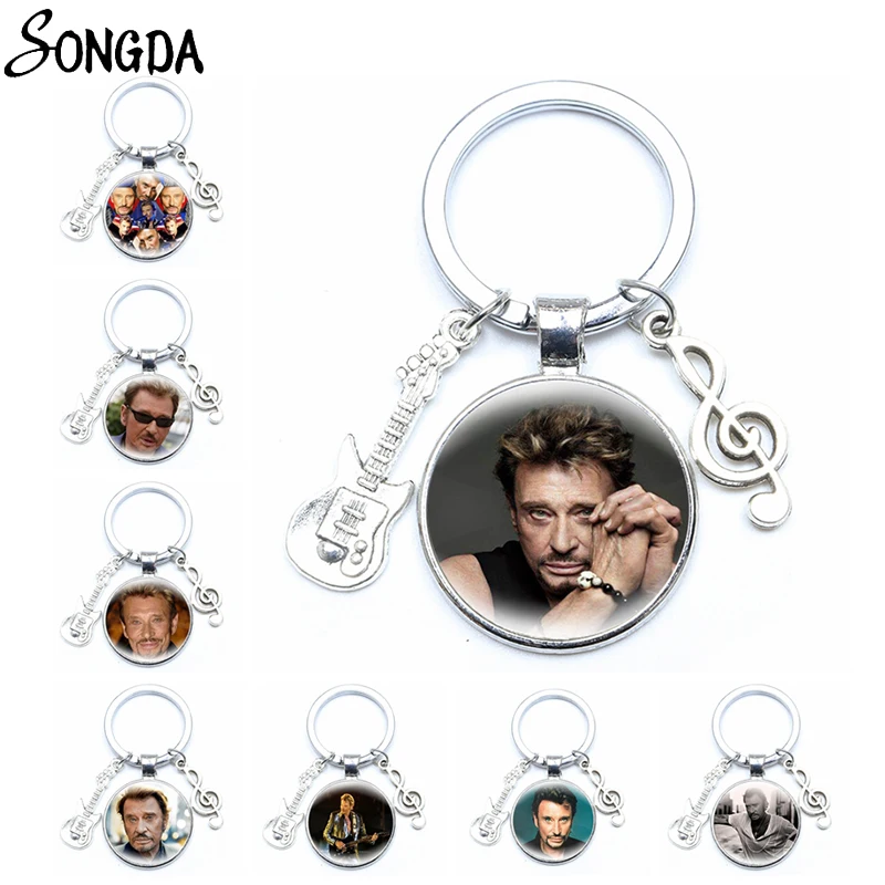 Johnny Hallyday Creative Keychains Holder Famous French Singer Rock Star Musician Series Special Key Chains Keyrings Jewelry
Johnny Hallyday Creative Keychains Holder Famous French Singer Rock Star Musician Series Special Key Chains Keyrings Jewelry
